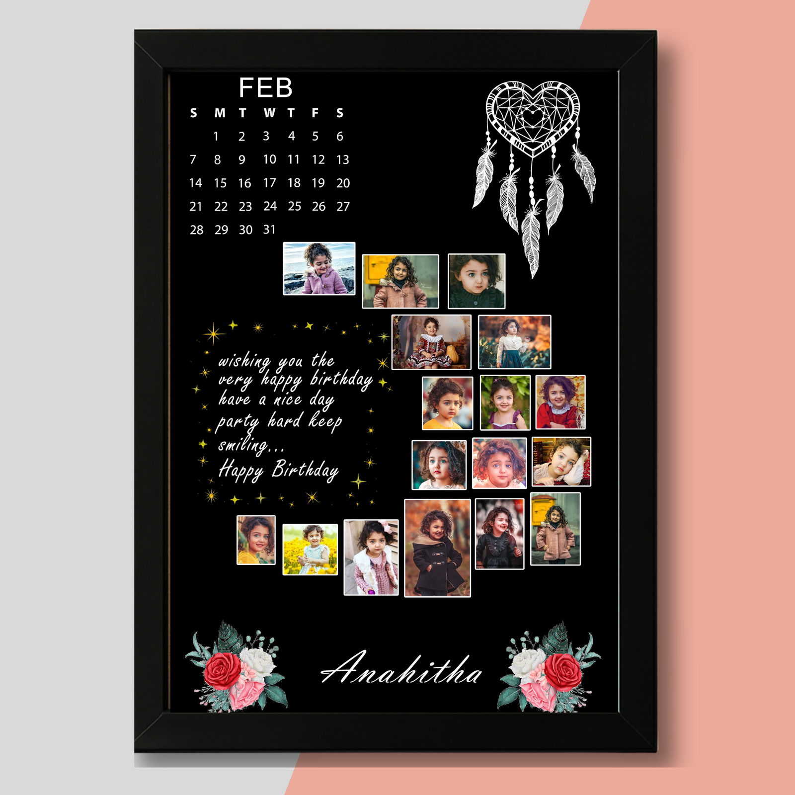 Personalized Celebration Photo Frame – A Memory for Life - Image 3