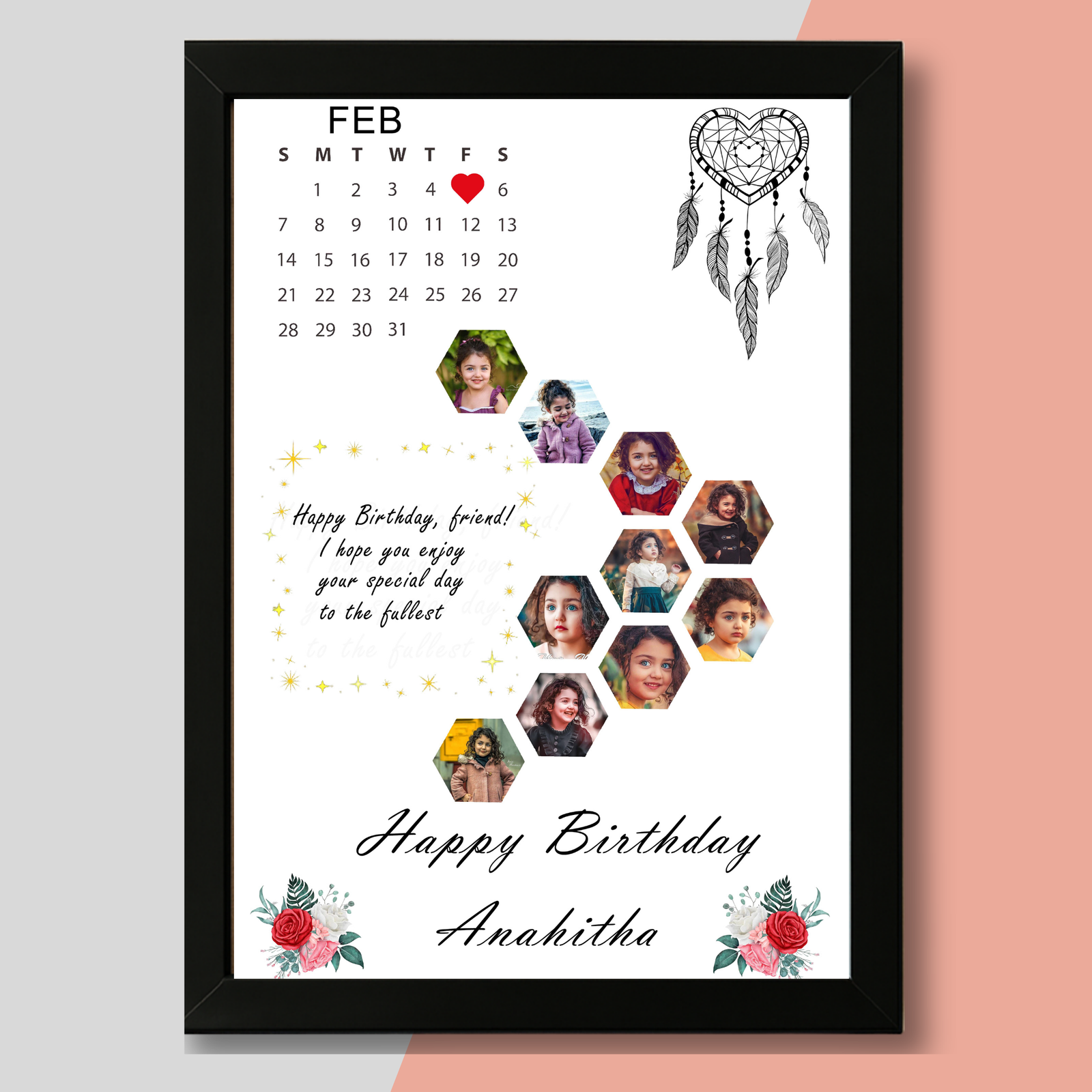Personalized Celebration Photo Frame – A Memory for Life - Image 4