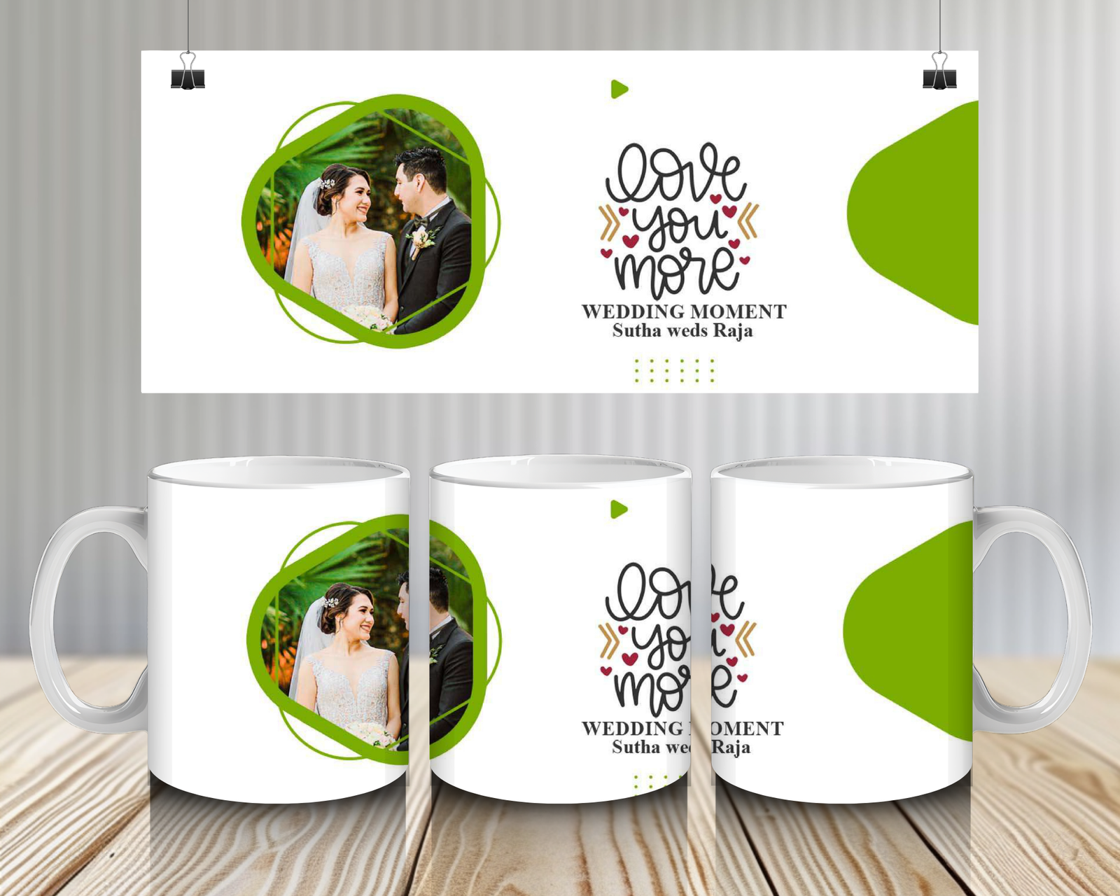 Personalized Premium White Mug – Custom Photo & Name Printed Ceramic Coffee Mug - Image 6