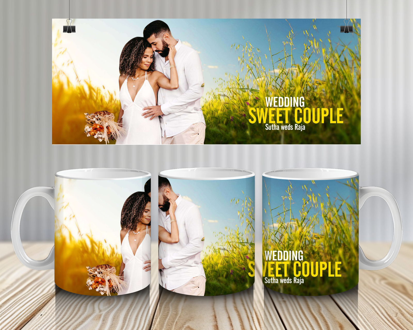 Personalized Premium White Mug – Custom Photo & Name Printed Ceramic Coffee Mug - Image 8