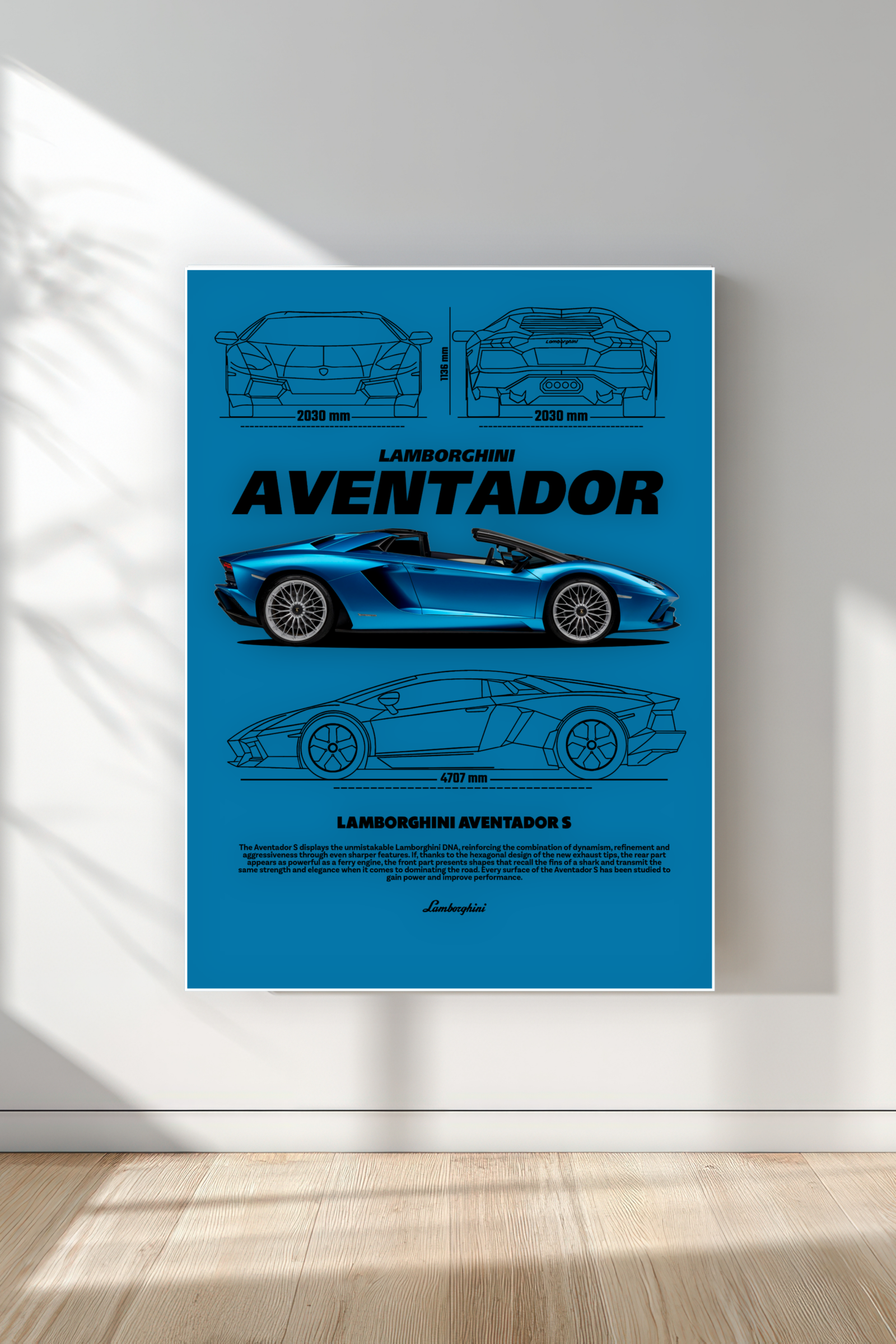 AVENTADOR S | Luxury Cars #3 | Car Poster